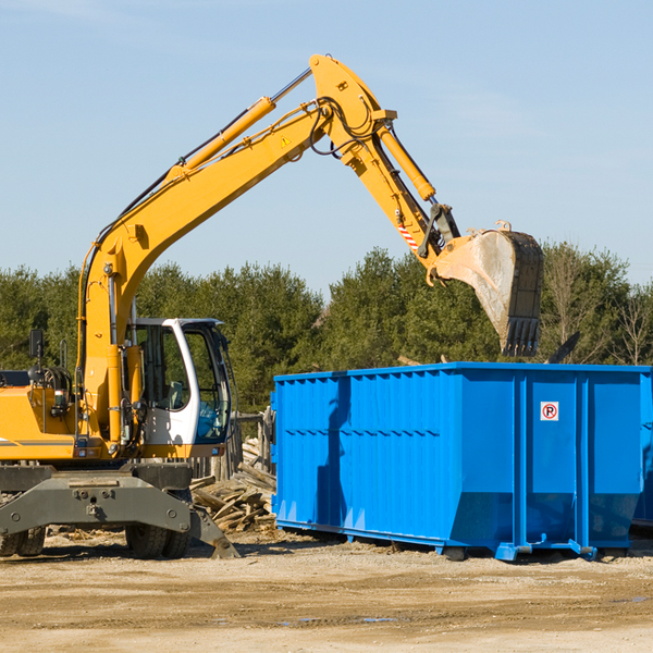 what size residential dumpster rentals are available in Silkworth